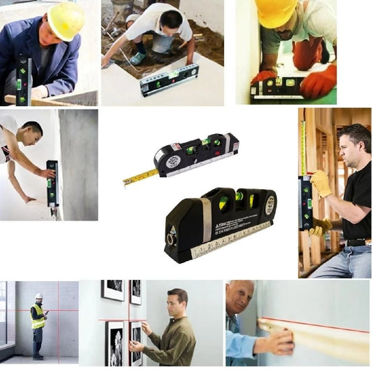 Nivel Laser 3 Burbujas Cinta Métrica